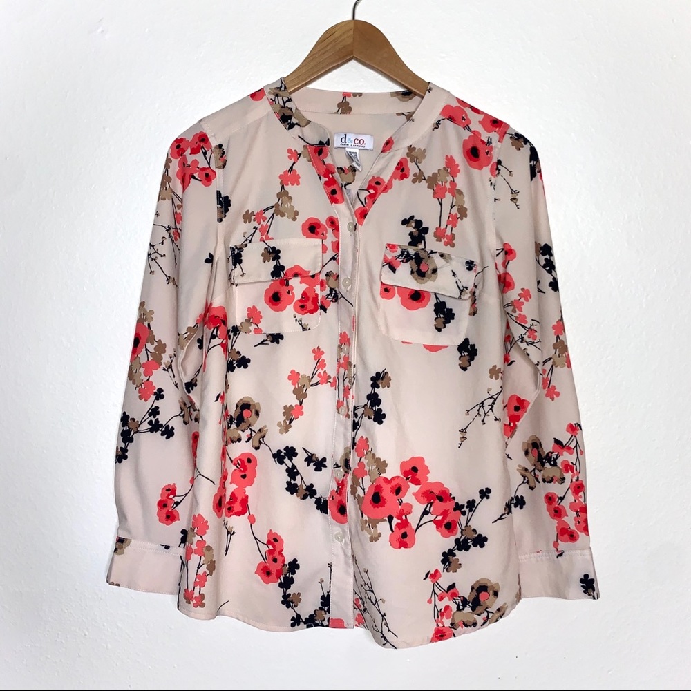 d&co. Floral Blouse